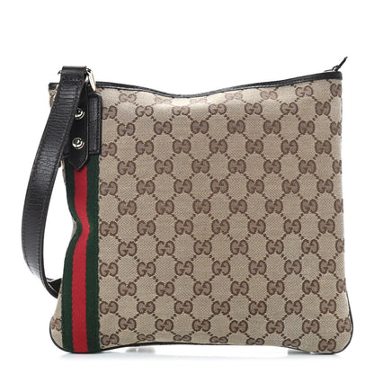 Gucci Monogram Web Jolicoeur Charms Messenger Dark Brown 1 of 9