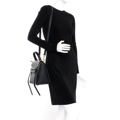 Celine Grained Calfskin Micro Belt Bag Black 2 of 6