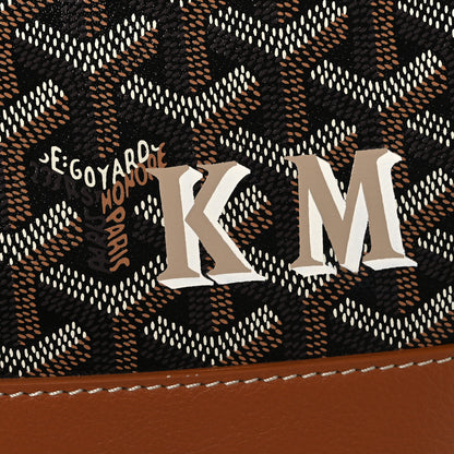 Goyard Goyardine Calfskin Cisalpin Backpack  Black Gold 10 of 10