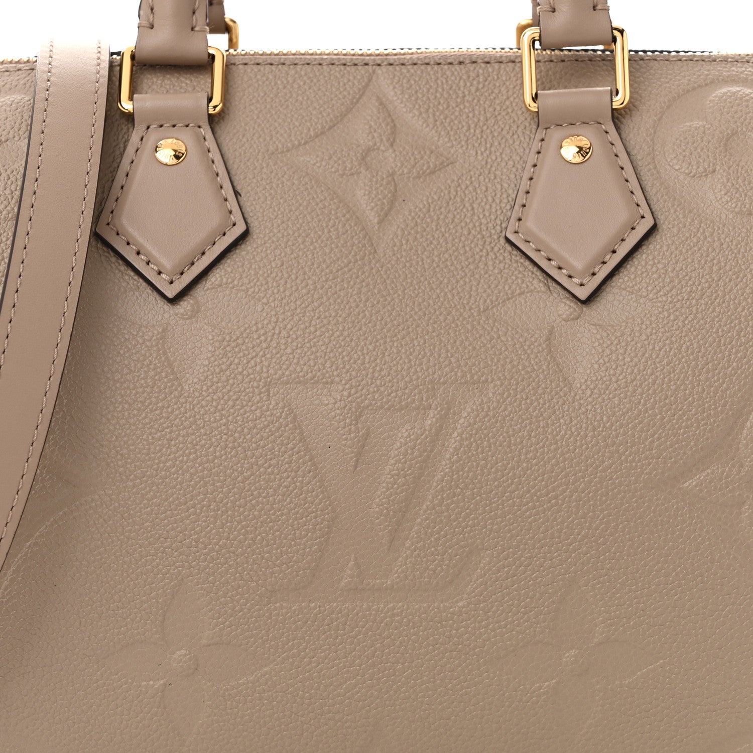 Louis Vuitton Empreinte Monogram Giant Speedy Bandouliere 25 Tourterelle 7 of 9