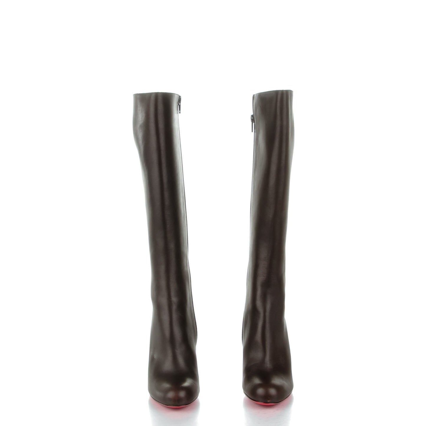 Calfskin Miss Tack Botta 85 Boots 36 Dark Brown