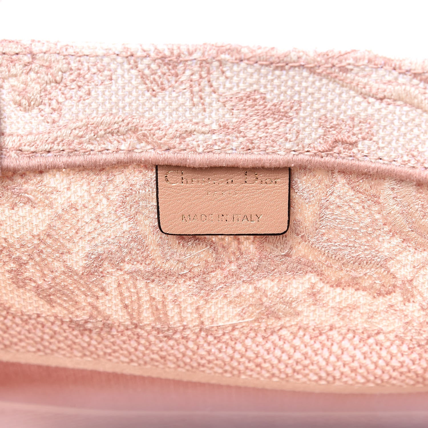 Christian Dior Canvas Embroidered Medium Dioriviera Toile De Jouy Book Tote Rose 6 of 14