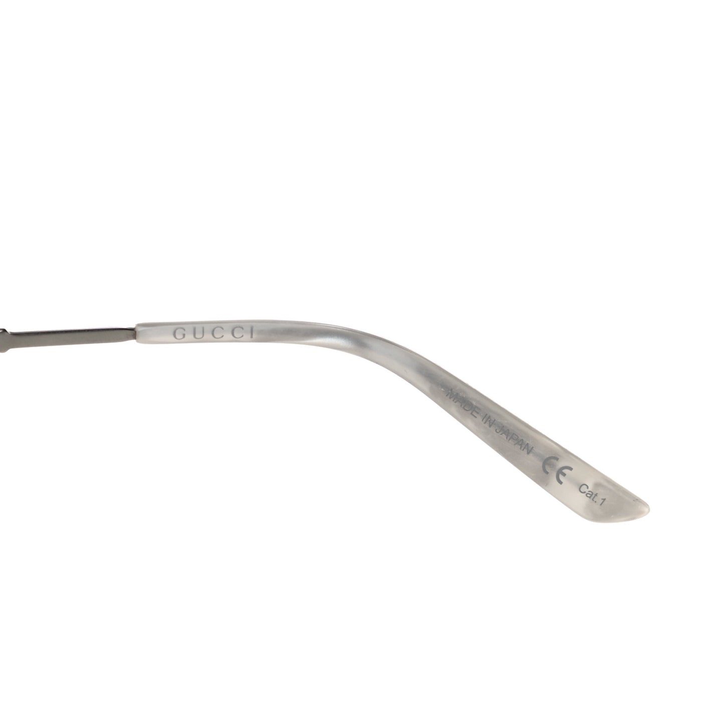 Crystal Embellished Cat Eye GG0641S Sunglasses White