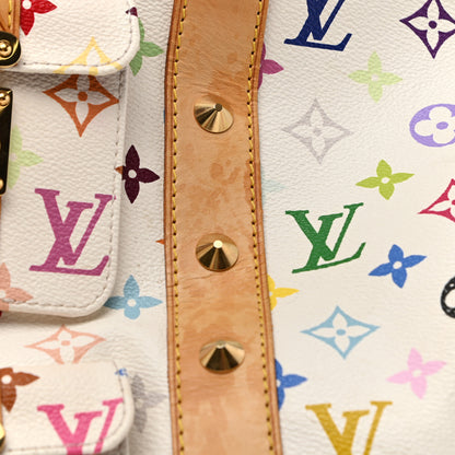 Louis Vuitton Monogram Multicolor Keepall 45 White 15 of 23