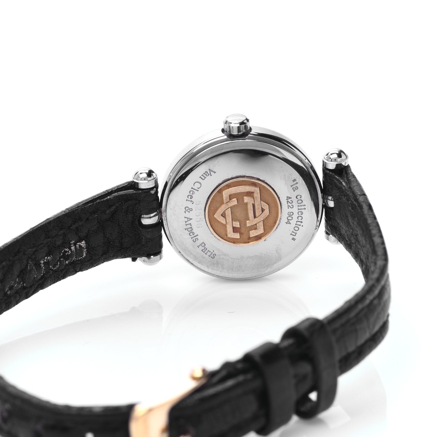 Stainless Steel 18K Yellow Gold Calfskin 21mm La Collection Quartz Watch