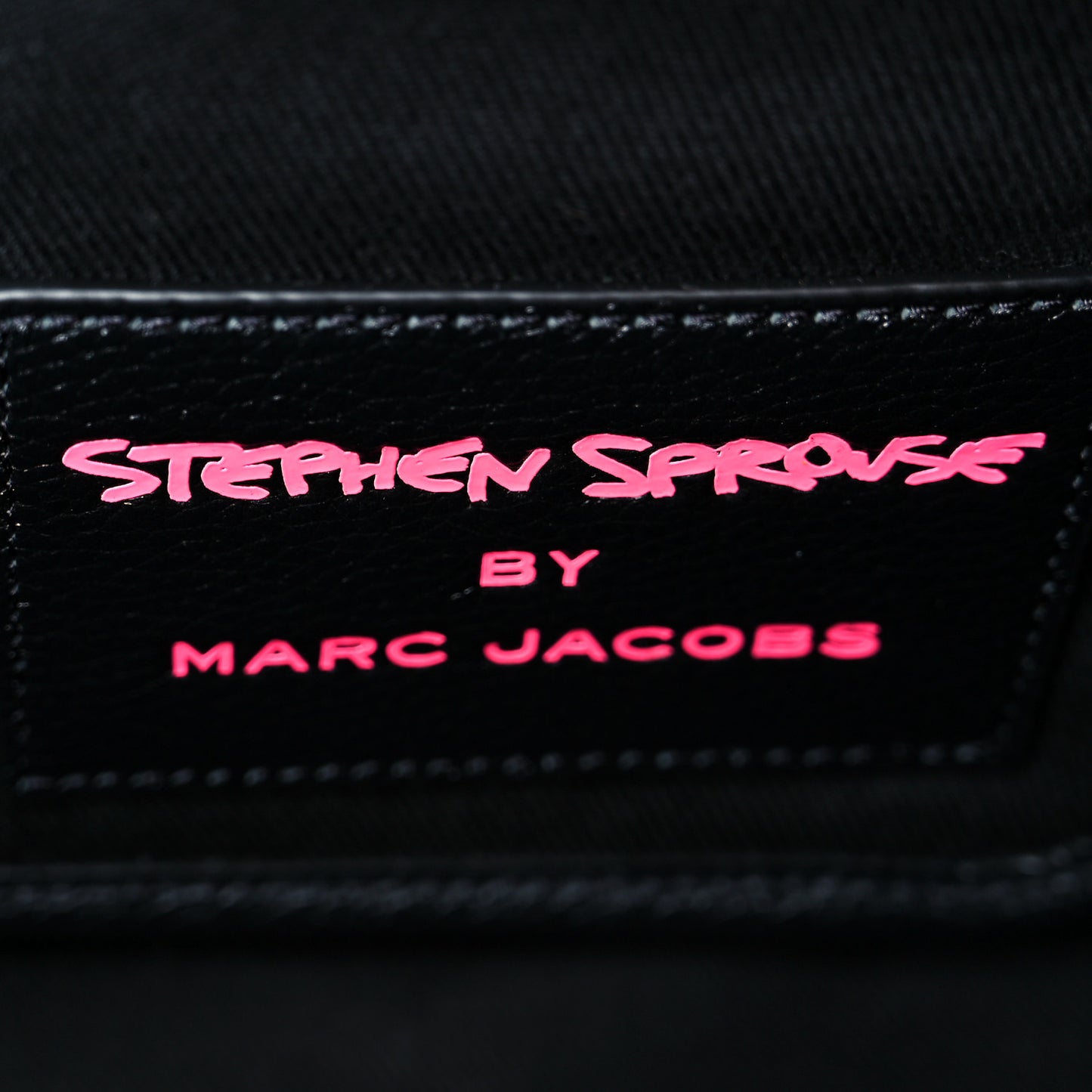 X STEPHEN SPROUSE Grained Calfskin Medium The Tote Bag Pink
