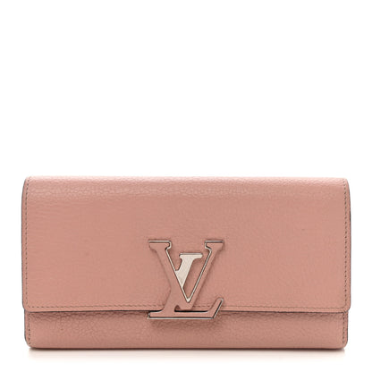 Louis Vuitton Taurillon Capucines Wallet Magnolia 1 of 8