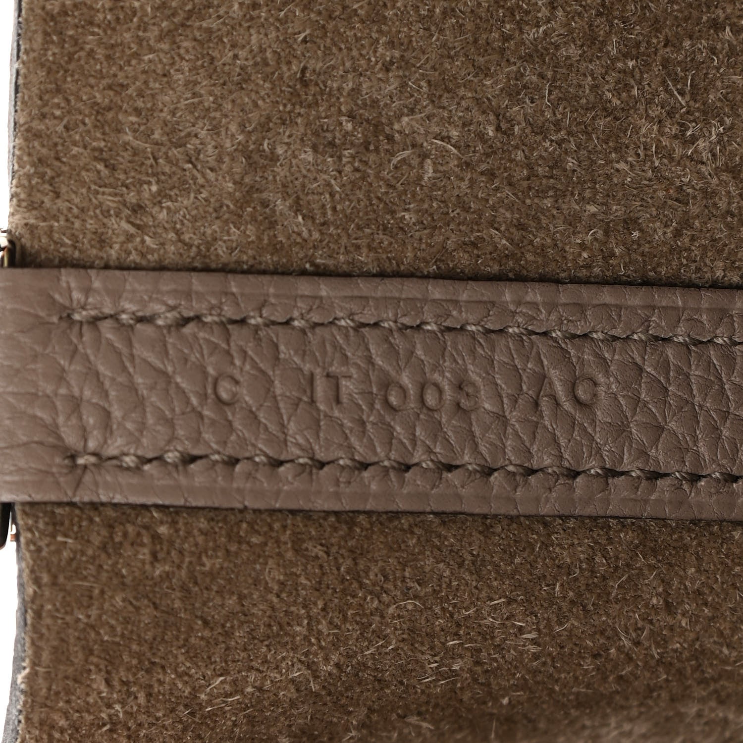 Hermes Taurillon Maurice Picotin Lock 22 MM Gris Asphalte 7 of 10