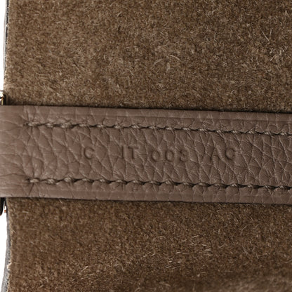 Hermes Taurillon Maurice Picotin Lock 22 MM Gris Asphalte 7 of 10