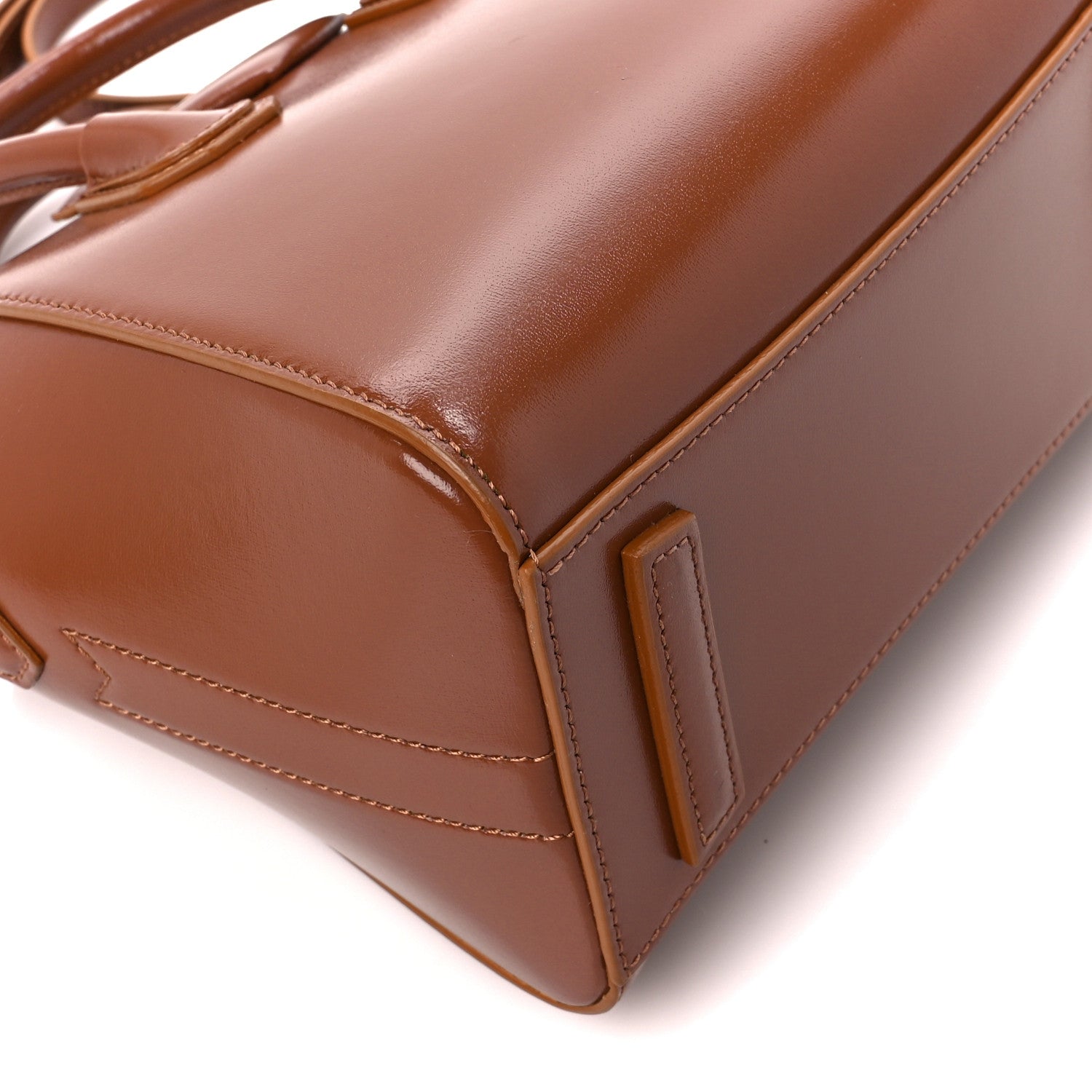 Givenchy Shiny Lord Calfskin Mini Antigona Tan 9 of 10