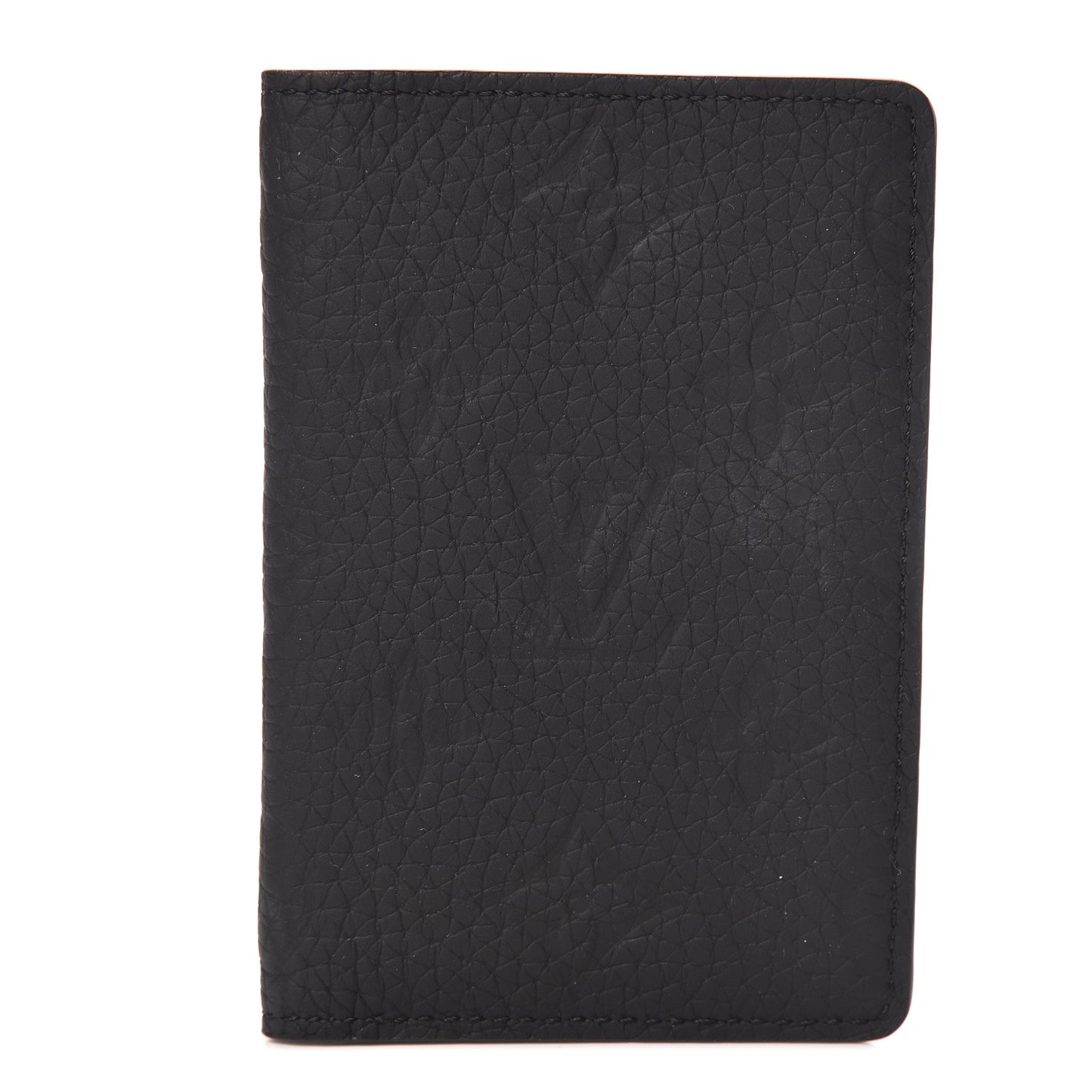 Taurillon Monogram Pocket Organizer Black