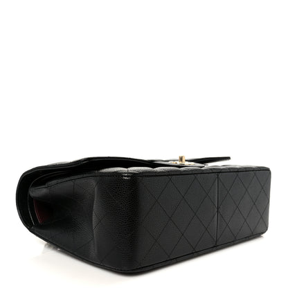 Chanel Caviar Quilted Jumbo Double Flap Black 4 of 12