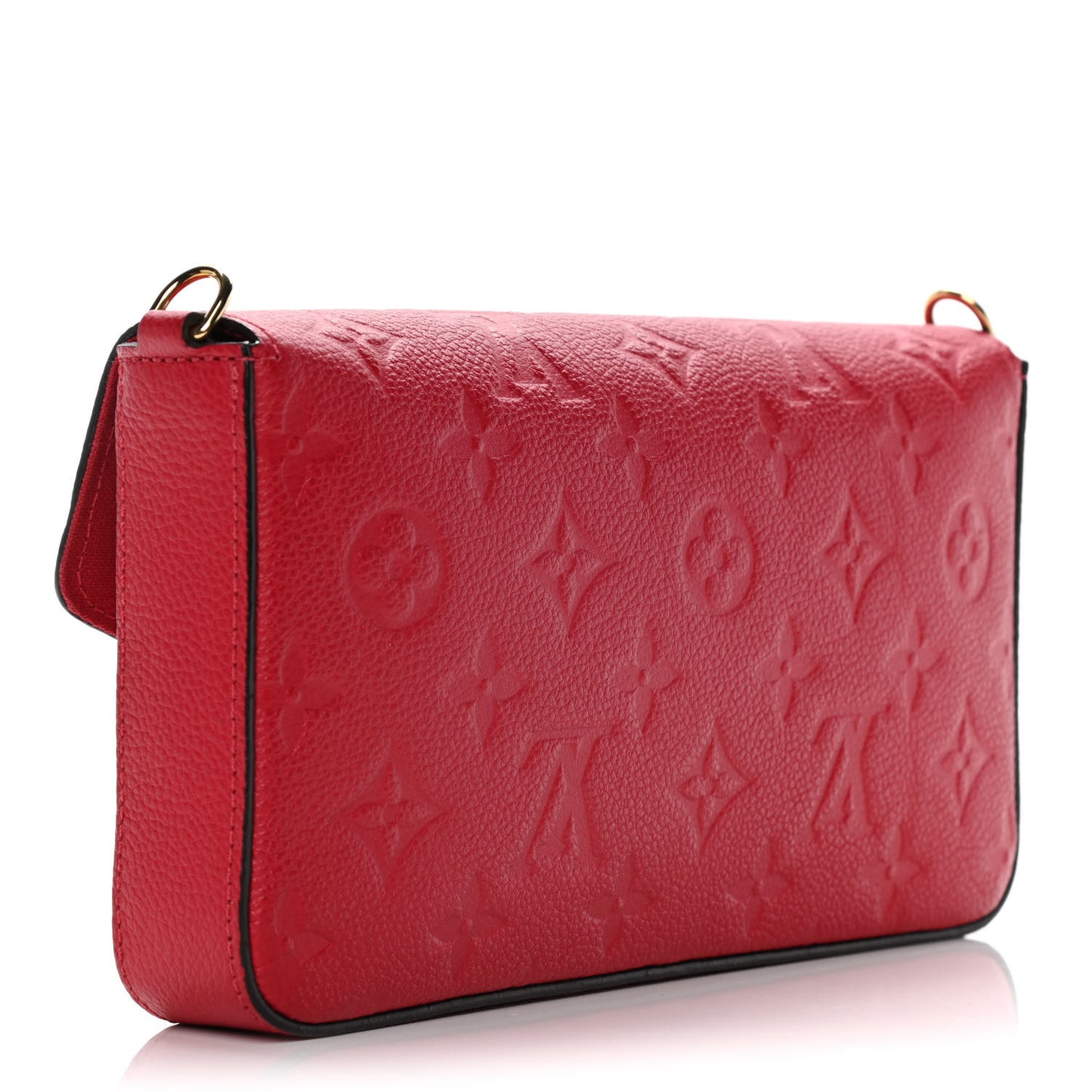 Empreinte Pochette Felicie Chain Wallet Cherry