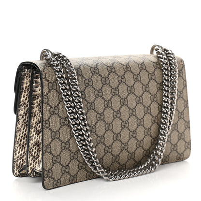 Gucci GG Supreme Monogram Elaphe Elephant Embroidered Small Dionysus Shoulder Bag 3 of 9