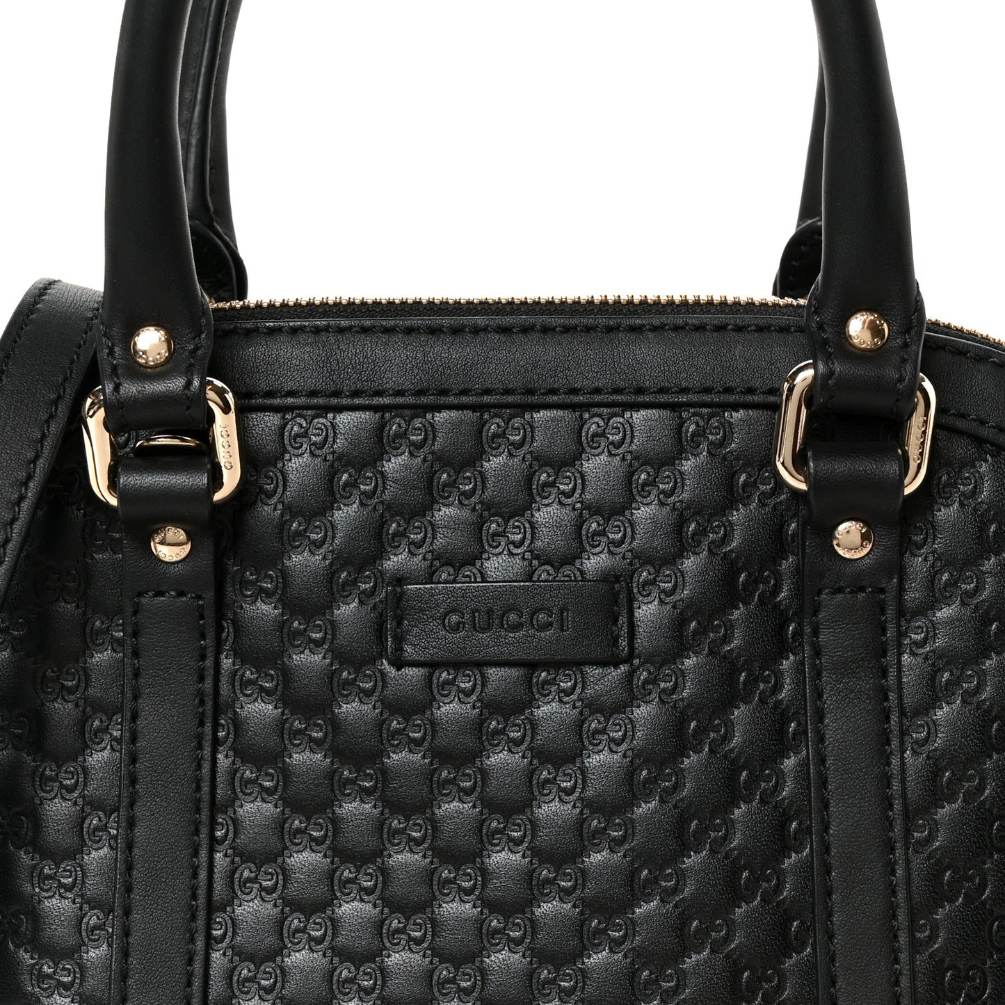 Microguccissima Mini Dome Bag Black