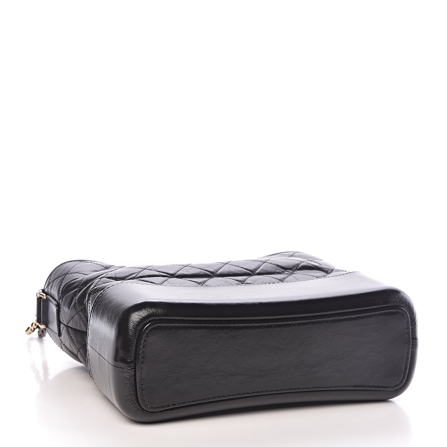 Chanel Aged Calfskin Quilted Medium Gabrielle Hobo Black 4 of 10