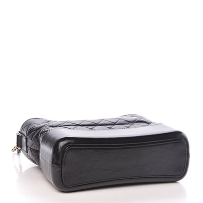 Chanel Aged Calfskin Quilted Medium Gabrielle Hobo Black 4 of 10