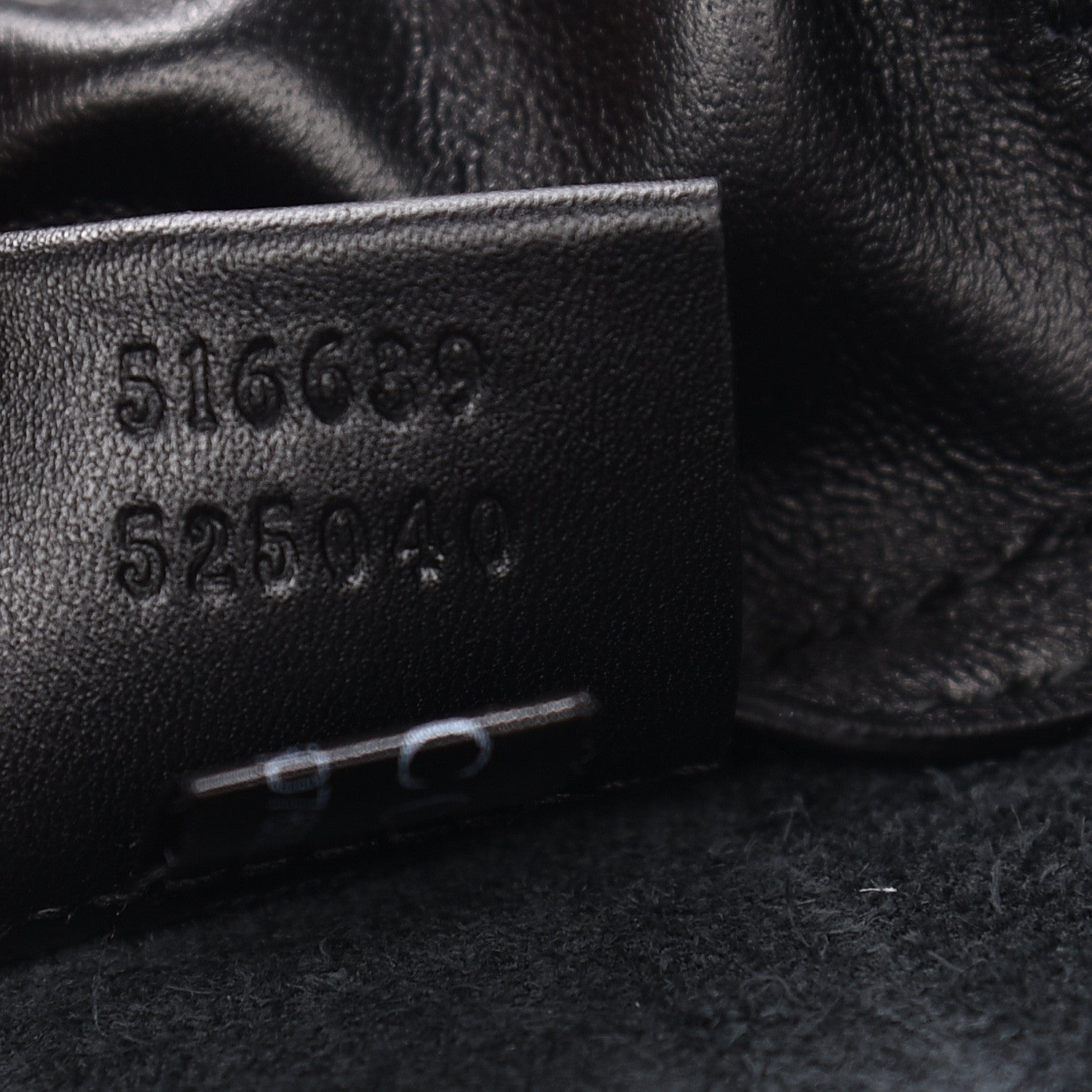 Gucci Calfskin Logo Drawstring Backpack Black 8 of 14