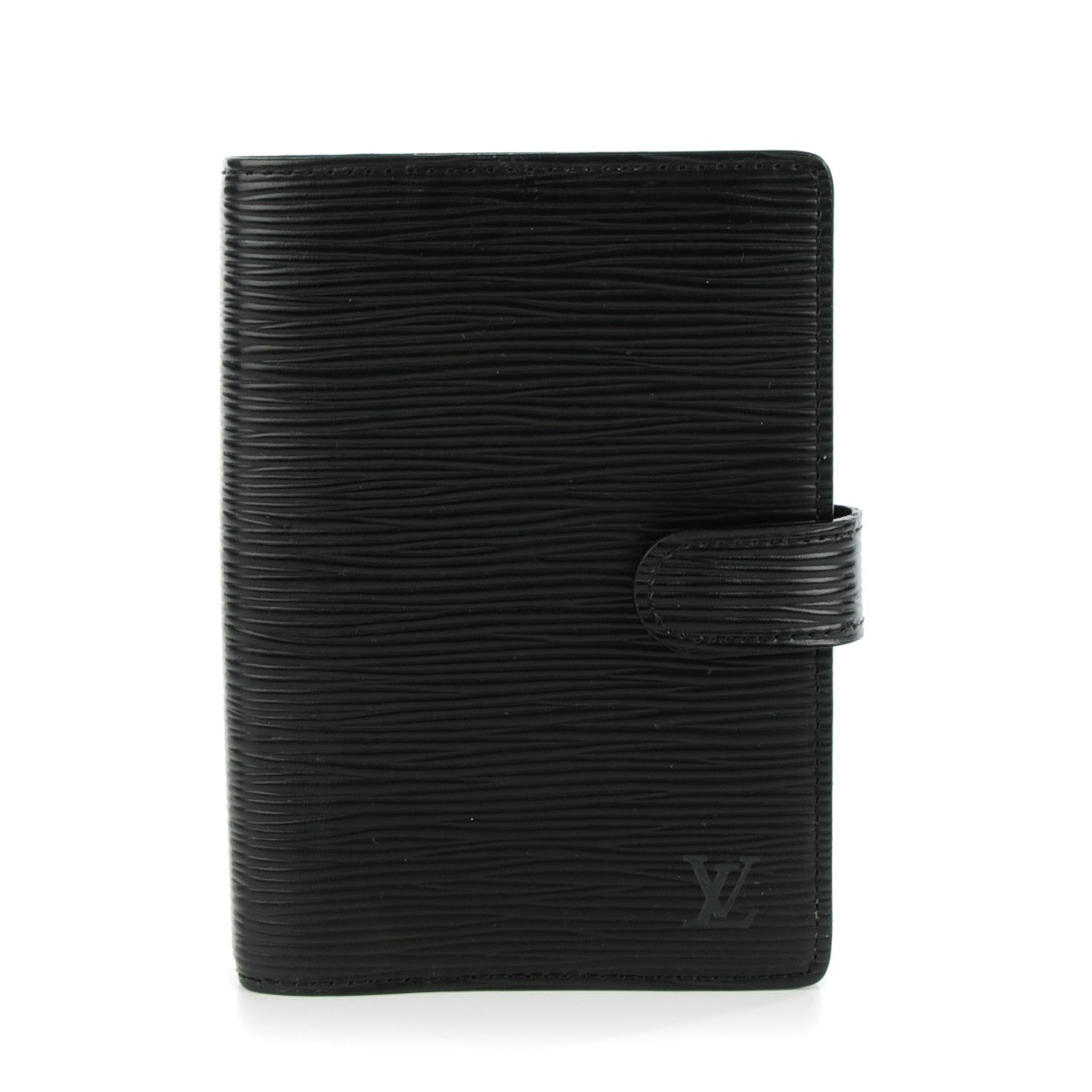 Louis Vuitton Epi Small Ring Agenda Cover Black 1 of 7