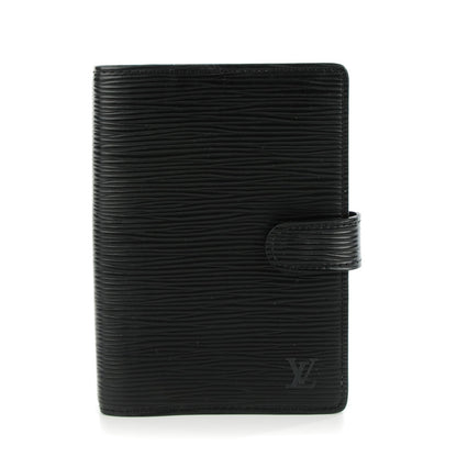 Louis Vuitton Epi Small Ring Agenda Cover Black 1 of 7