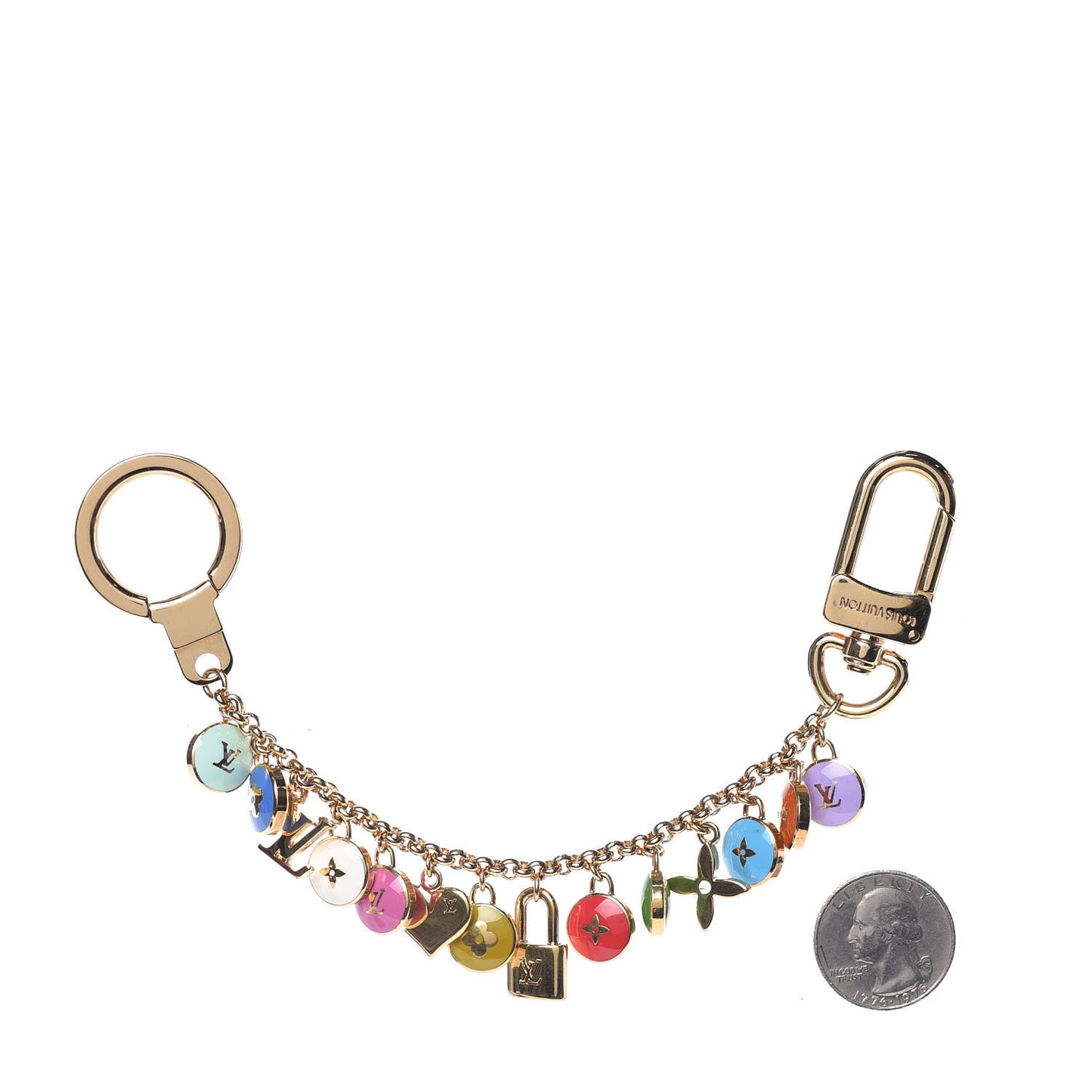 Pastilles Key Chain Bag Charm Multicolor