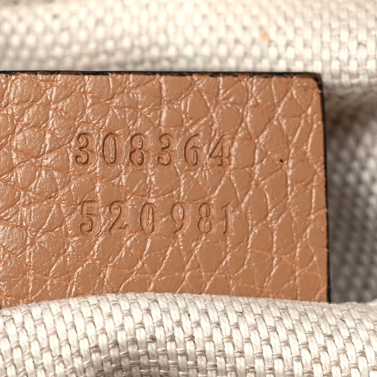 Gucci Pebbled Calfskin Small Soho Disco Bag Camelia 7 of 11