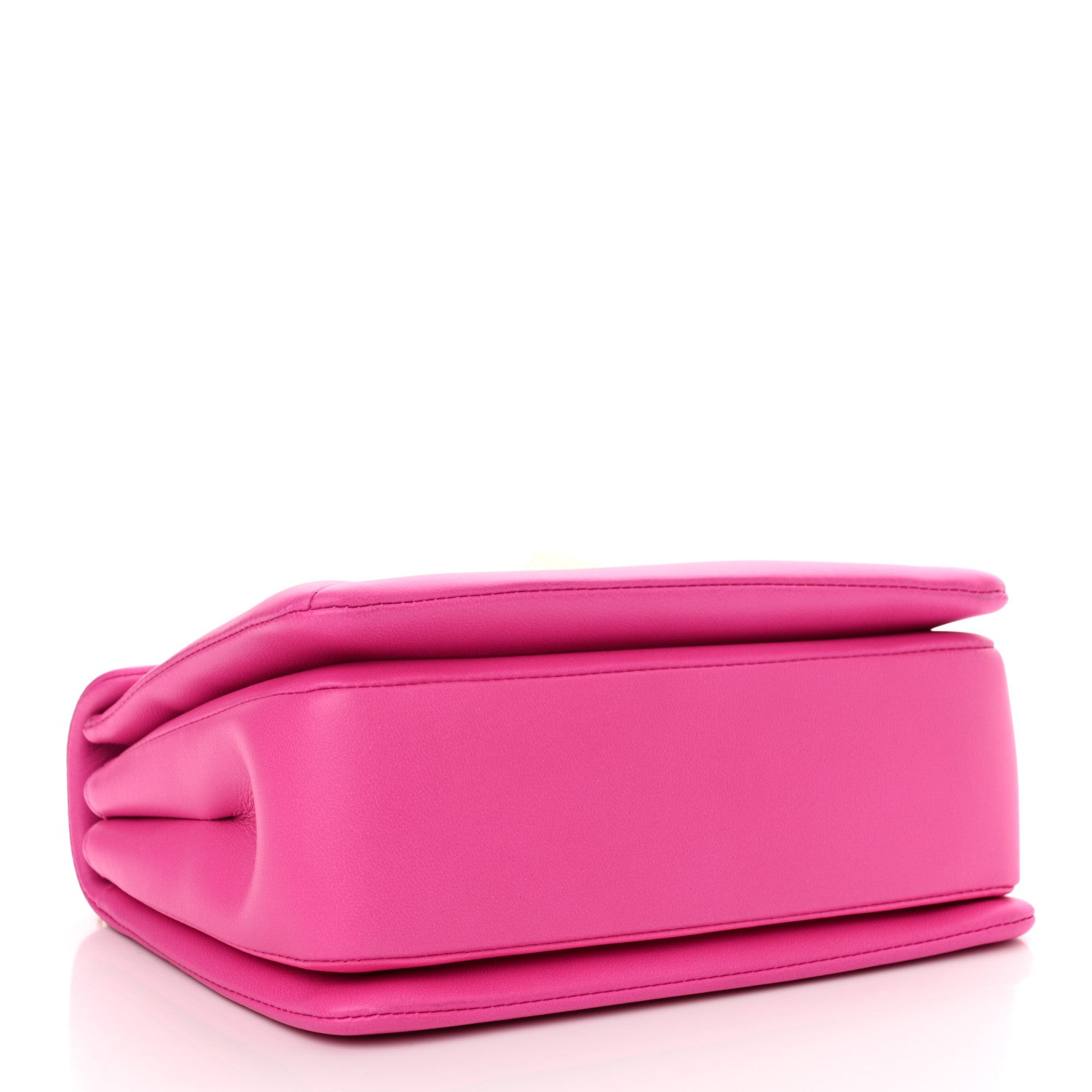 Valentino Garavani Nappa One Stud Chain Clutch Pink PP 4 of 12