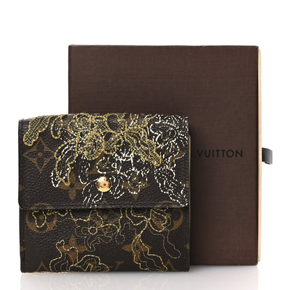Louis Vuitton Monogram Dentelle Elise Wallet Gold 11 of 11