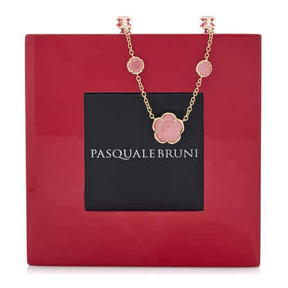Pasquale Bruni 18K Rose Gold Pink Chalcedony Bon Ton Necklace 5 of 5