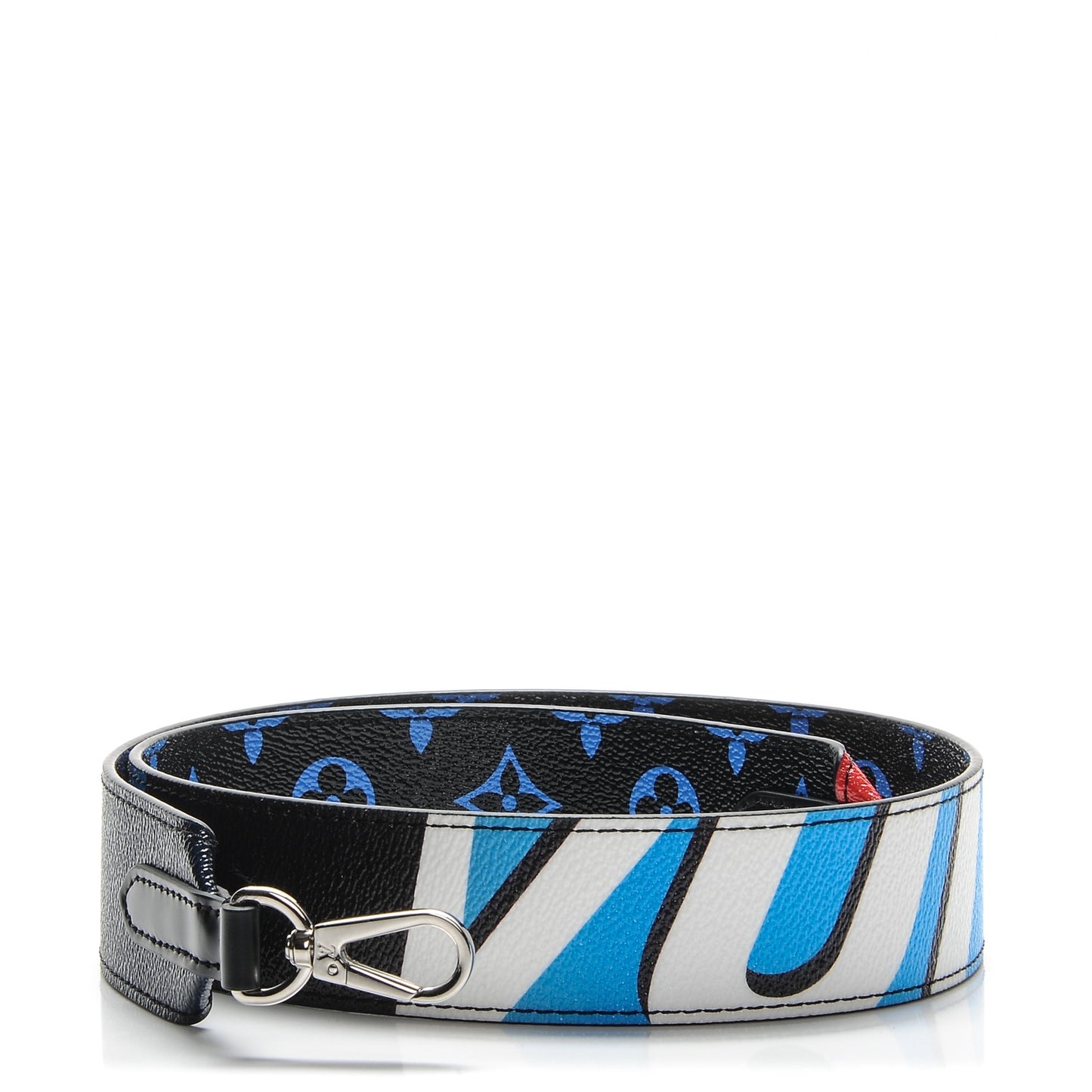 Canvas Bandouliere Shoulder Strap Black Bleu Digital