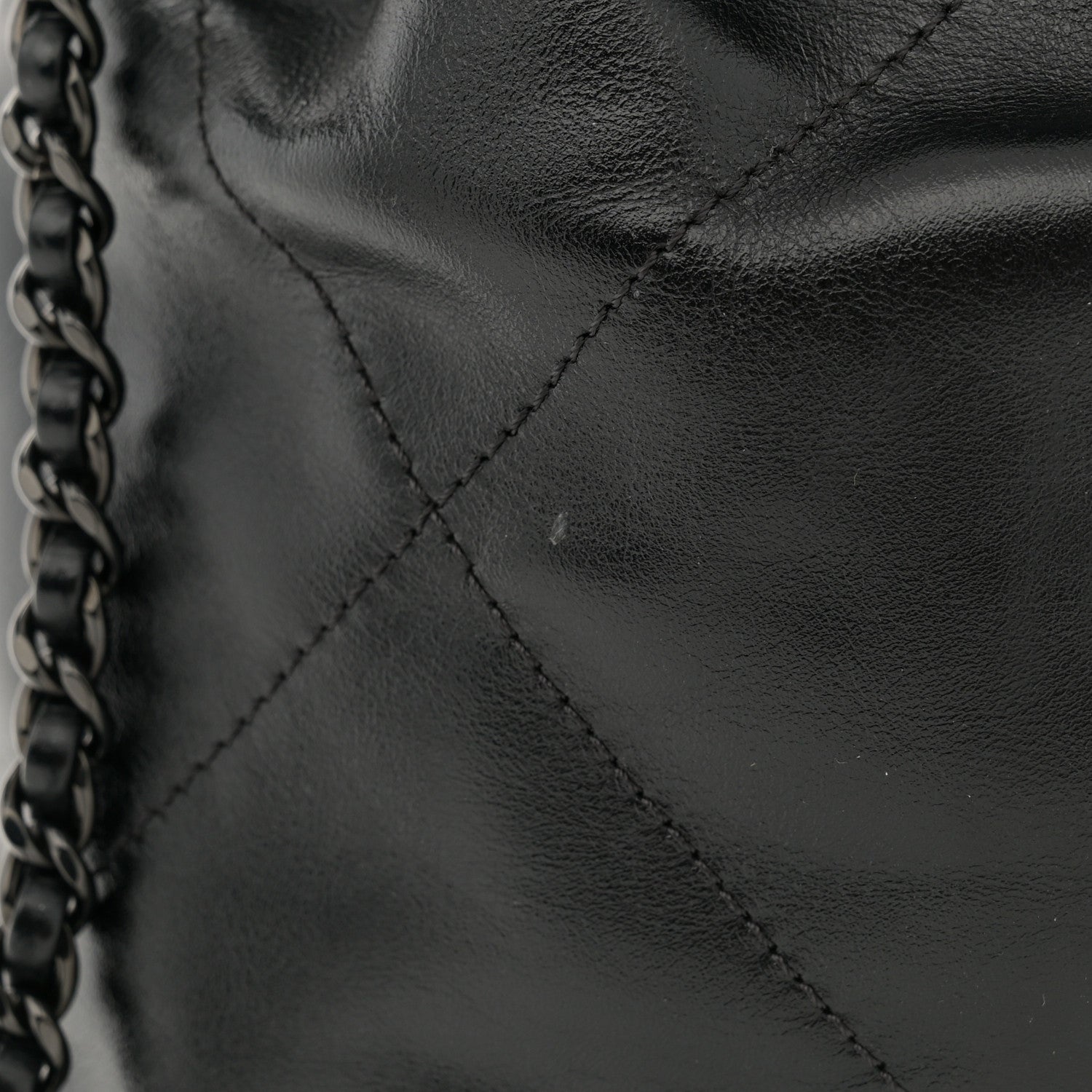 Chanel Shiny Calfskin Quilted Mini Chanel 22 So Black 11 of 12