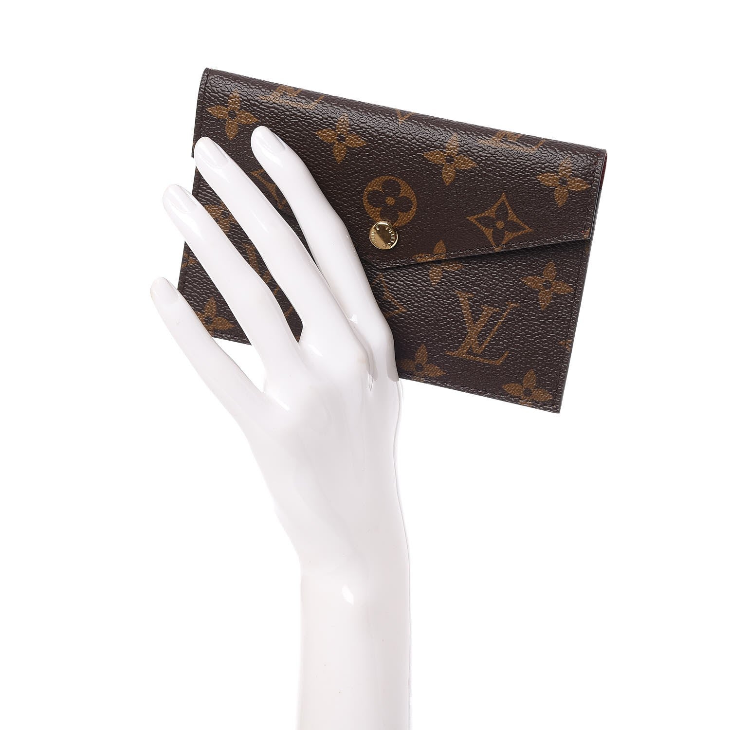 Louis Vuitton Monogram Daily Organizer Envelope Insert Red 2 of 7