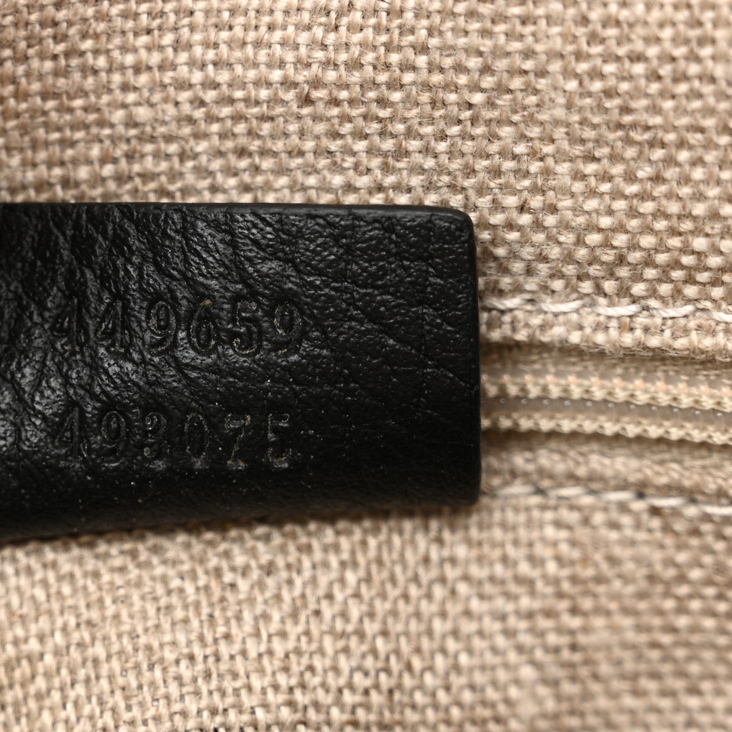 Gucci Dollar Calfskin GG Charm Satchel Black 7 of 11