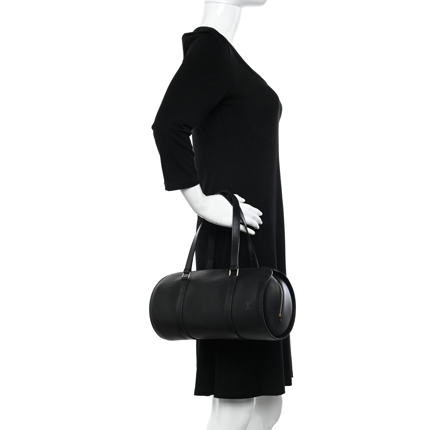 Louis Vuitton Epi Soufflot Black 2 of 15
