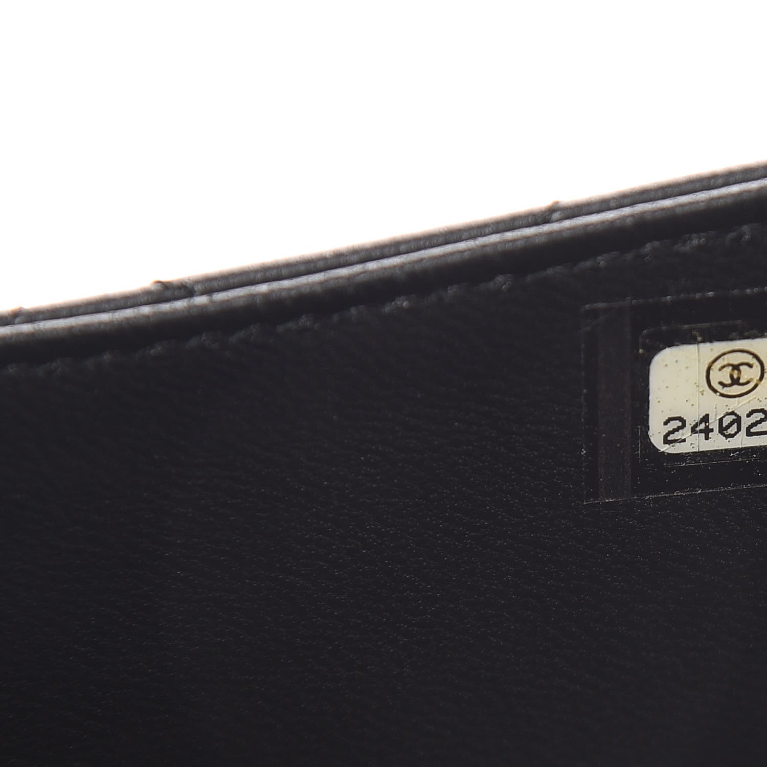 Chanel Lambskin Quilted Classic Zip Pouch Black 7 of 7