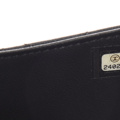 Chanel Lambskin Quilted Classic Zip Pouch Black 7 of 7