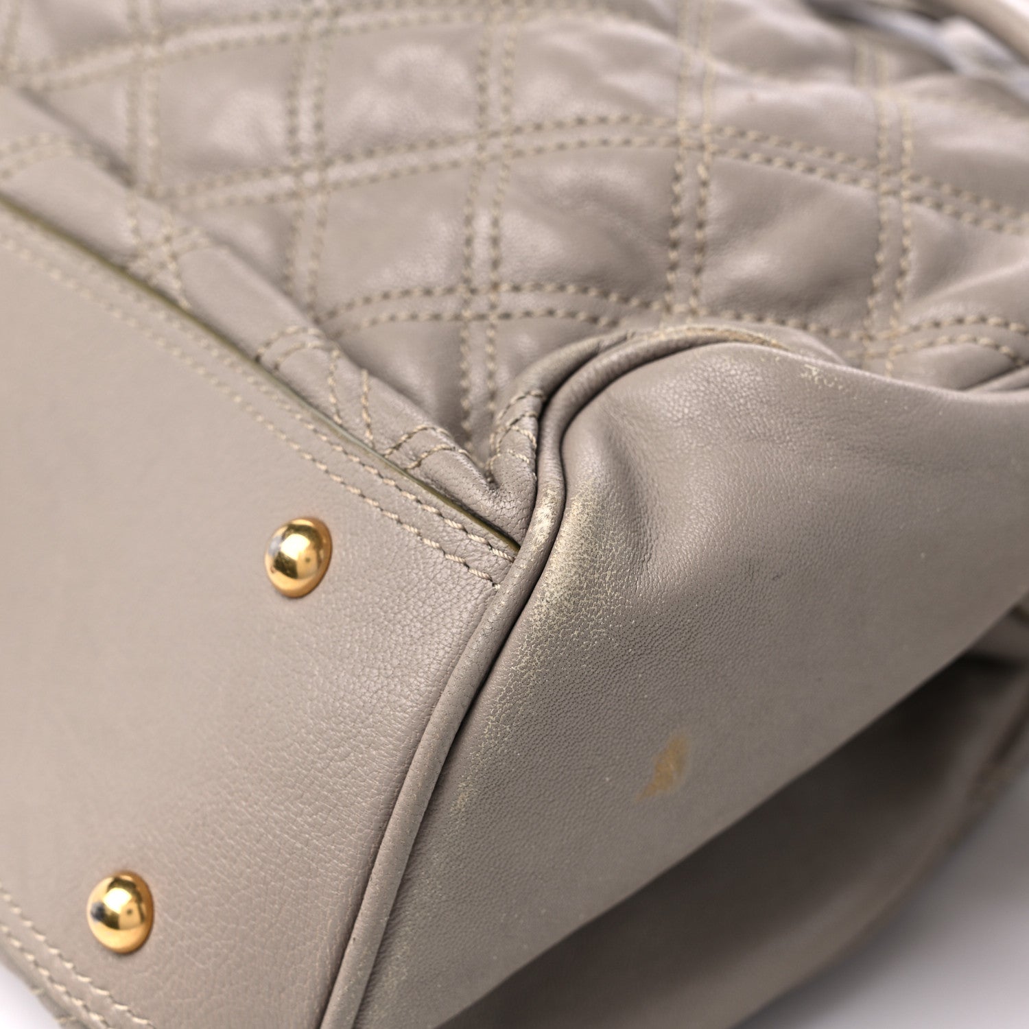 Marc Jacobs Calfskin Quilted Alyona Grey 15 of 24