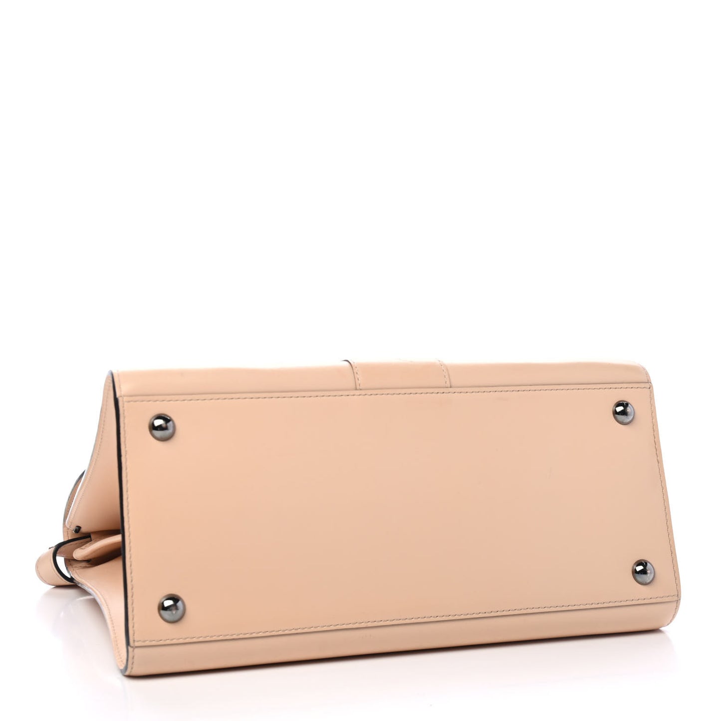 Calfskin MM Brillant Satchel Nude