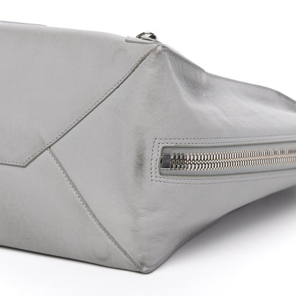 Balenciaga Veau Papier A4 Zip Around Tote Gris Glace 9 of 15
