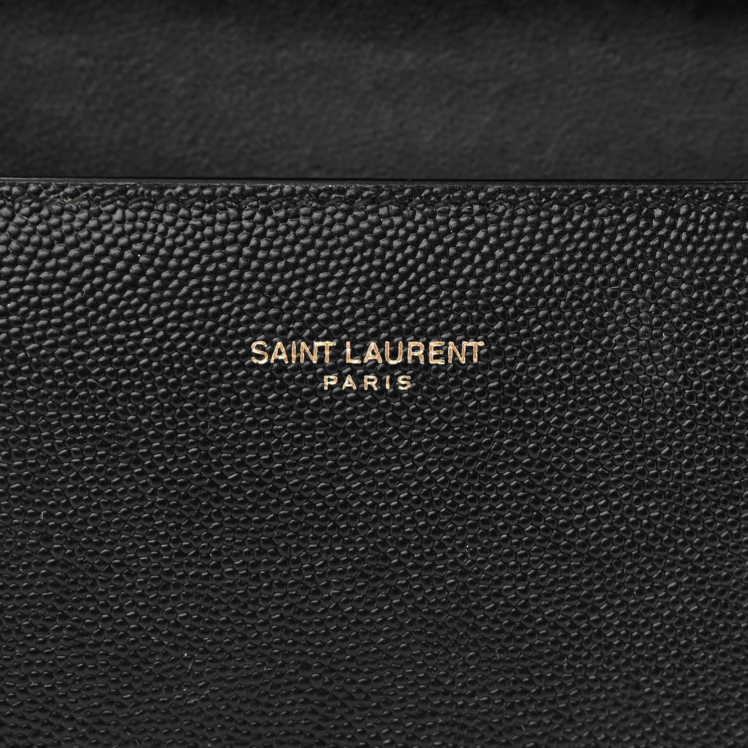 Saint Laurent Grain de Poudre Mini Classic Monogram Cassandra Top Handle Black 7 of 12