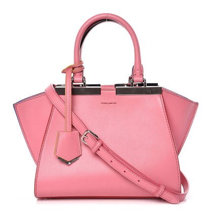 Fendi Vitello Dolce Mini 3jours Tote Pink 1 of 14