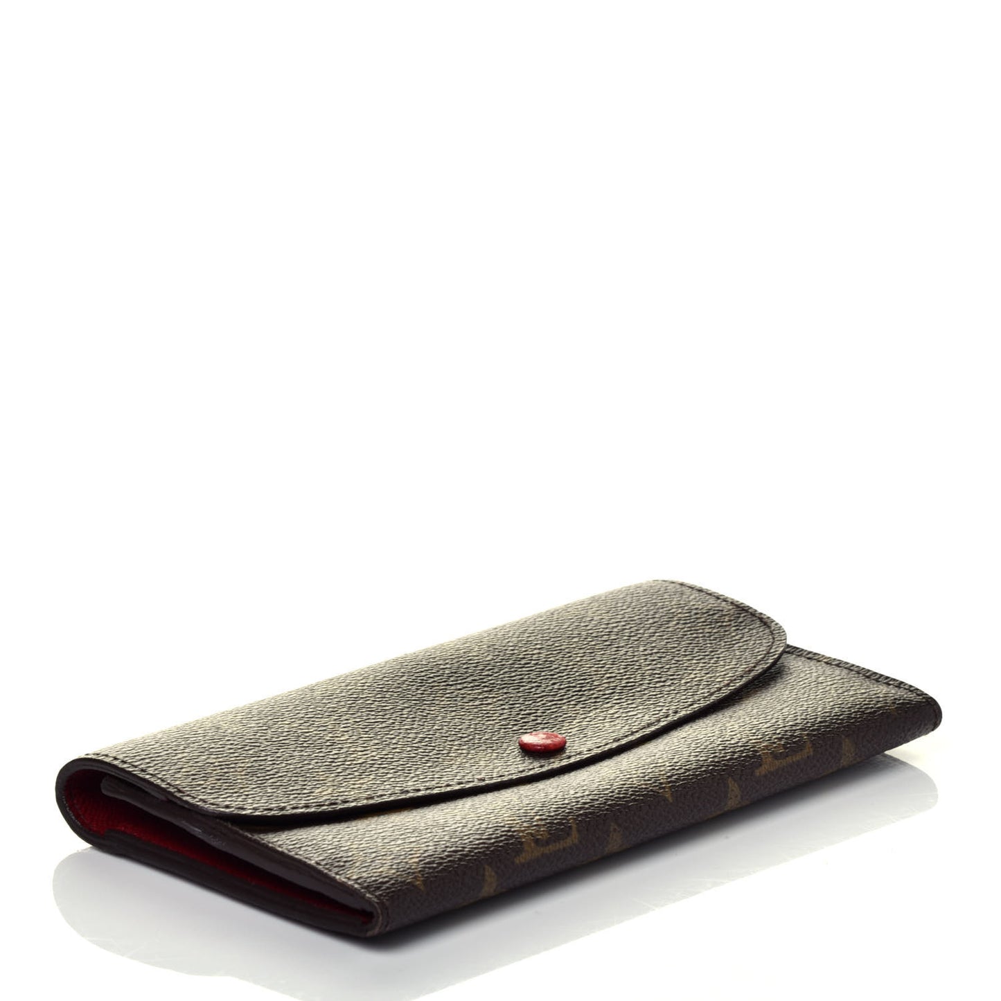 Monogram Emilie Wallet Red