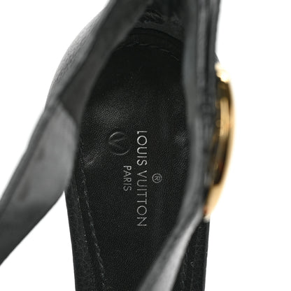 Louis Vuitton Calfskin Horizon Sandals 40 Black 7 of 9