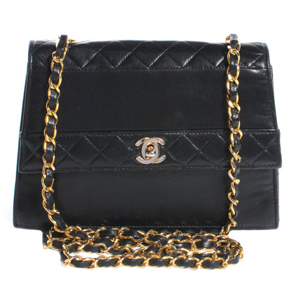 Chanel Lambskin Evening Bag Black 1 of 8