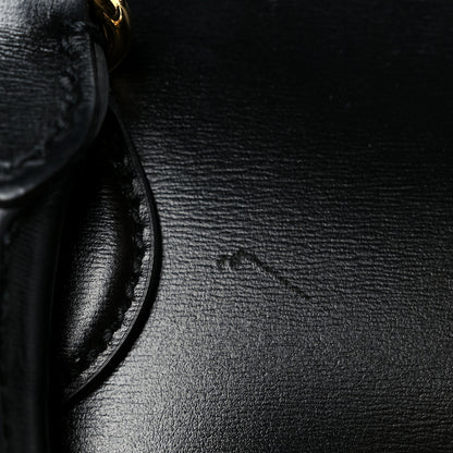 Gucci Boarded Plutone Calfskin Small Horsebit 1955 Top Handle Bag Black 12 of 12