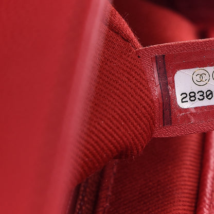Chanel Caviar Quilted Large Business Affinity Flap Red 7 of 9