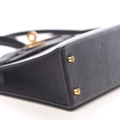Hermes Chevre Mysore Mini Kelly Sellier 20 Black 28 of 35