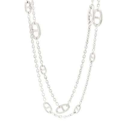 Hermes Sterling Silver Farandole Necklace 120 1 of 4