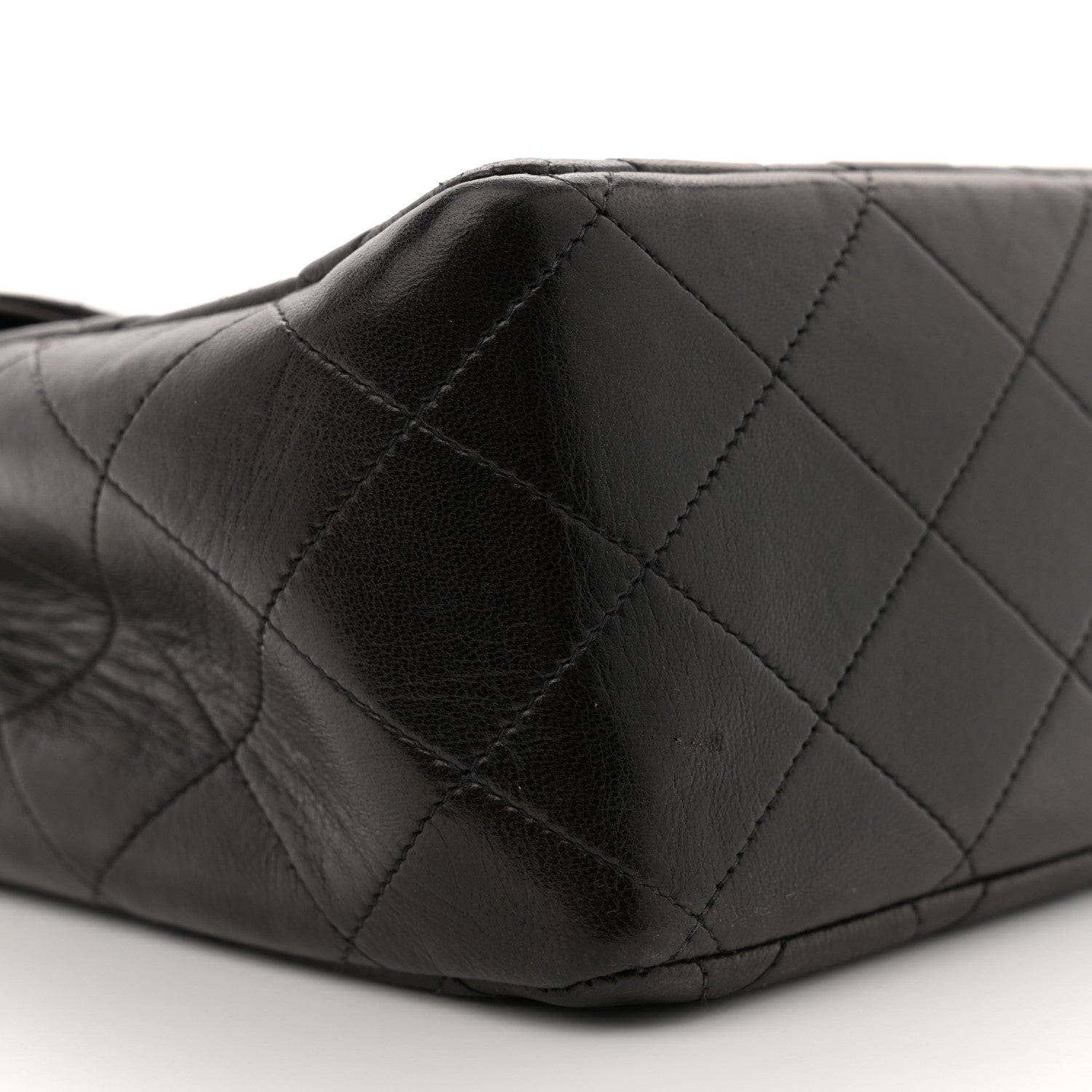 Chanel Lambskin Quilted Jumbo Single Flap Black 9 of 11