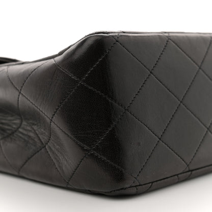 Chanel Lambskin Quilted Jumbo Single Flap Black 9 of 11